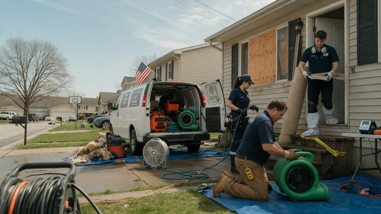 Water Damage Restoration in Abilene, KS near me